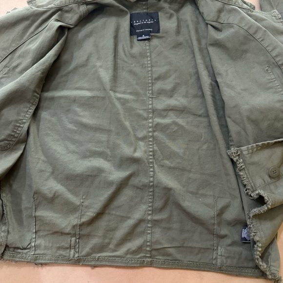 Sanctuary Olive Green Jacket Size - Picture 7 of 13